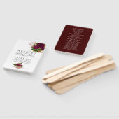 programma Chic Blush en Burgundy Wedding Handwaaier (Niet-gemonteerd)