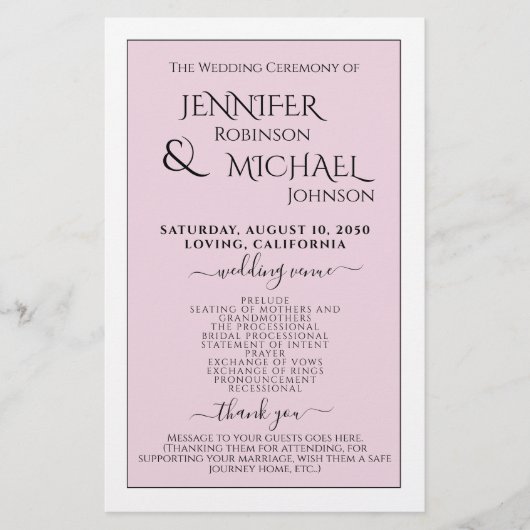 Programma | Eenvoudig en modern (Voorkant)