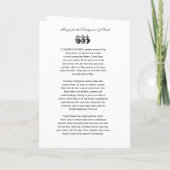 Programma Elegant katholieke bruiloft voor Latijns (Achterkant)