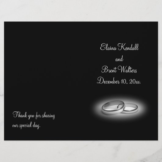 Programma Eternity Wedding (Voorkant)