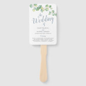 Programma Eucalyptus Weddenschap Handwaaier (Voorkant)