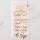 programma Floral Baptismal 2/5 (Voorkant)