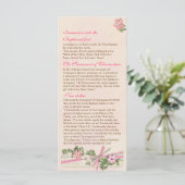 Programma Floral Baptismal 4/5 Programmakaart (Staand voorkant)