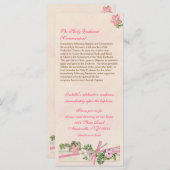 programma Floral Baptismal 5/5 Programmakaart (Voorkant / Achterkant)