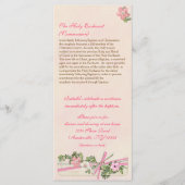 programma Floral Baptismal 5/5 Programmakaart (Voorkant)