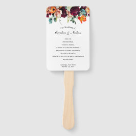 programma Floral Wedding Herfst, vers Handwaaier