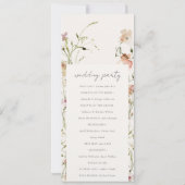 programma Floral Wedding programma Blush Meadow Wa (Achterkant)