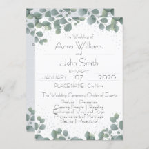 Programma Green Eucalyptus Simple Boho Floral