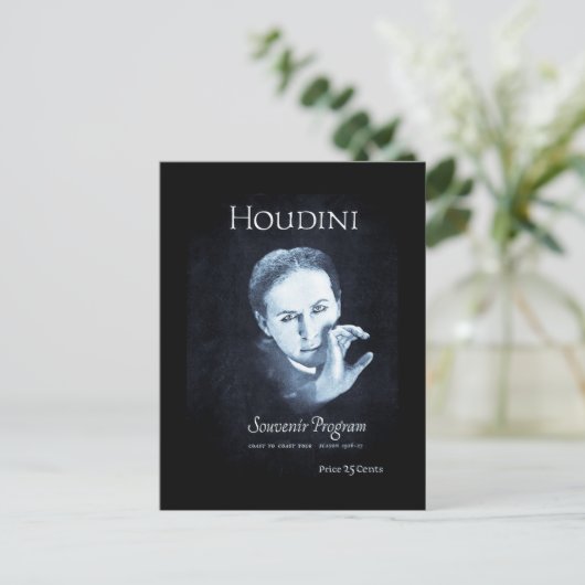 Programma Houdini Souvenir 1926-27 Tour (Staand voorkant)