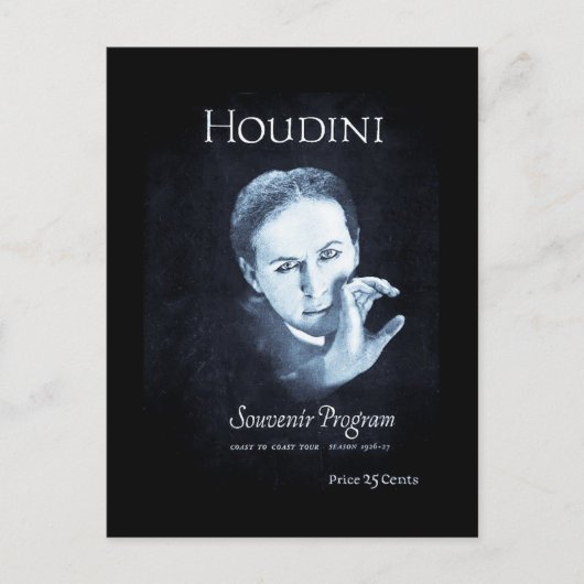 Programma Houdini Souvenir 1926-27 Tour (Voorkant)