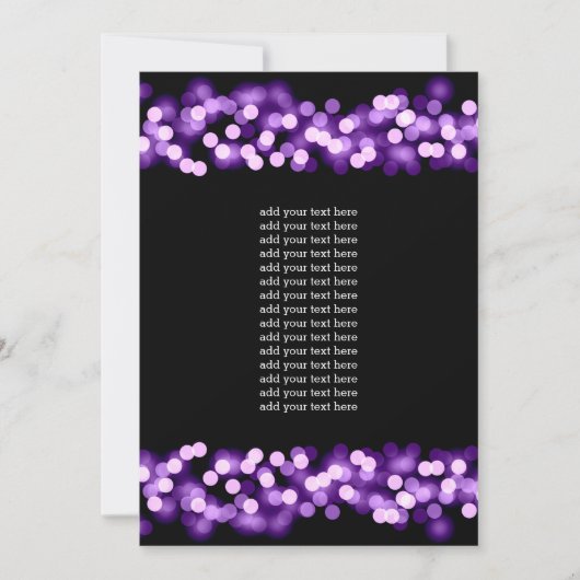 Programma Insteekkaart Paars Hollywood Glam (Voorkant)