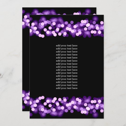 Programma Invoegen Paars Hollywood Glamour (Voorkant / Achterkant)