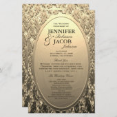 Programma | Metallic Etched Gold look (Voorkant / Achterkant)