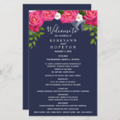 Programma Midnight Blue en Pink Rose (Voorkant / Achterkant)