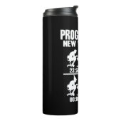 Programma nieuwjaarsprogramma thermosbeker (Gedraaid links)