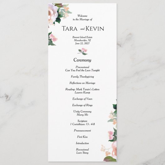 programma programmakaart (Voorkant)