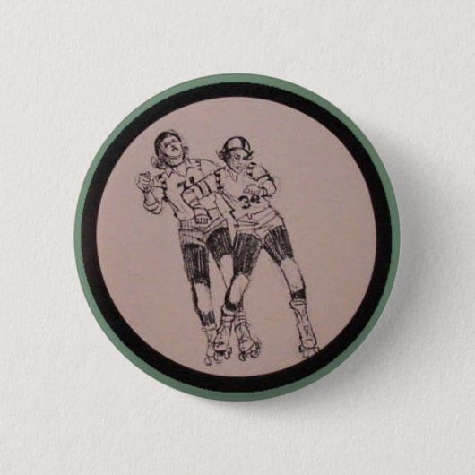  programma Roller Derby Ronde Button 5,7 Cm (Voorkant)