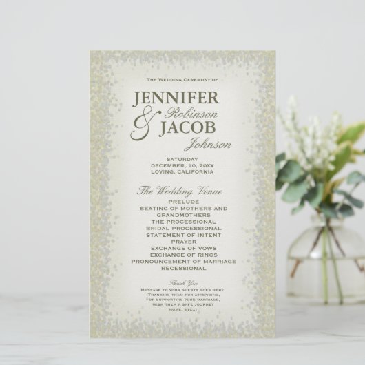 Programma - Romantische  Glitter en Silver Glitter (Staand voorkant)