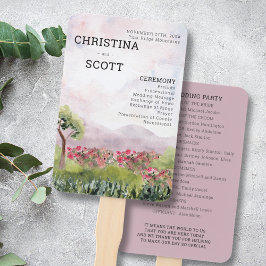 Programma Roos voor de Waterverf van mosterd in he Handwaaier