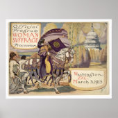 Programma Suffrage March Poster (Voorkant)