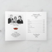 Programma ter begrafenis van de vrouw | Roodbloem (Binnen)