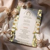 Programma Trouwen  Art Nouveau door Mucha