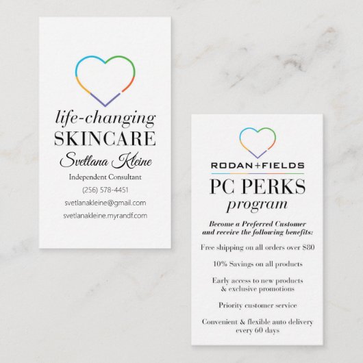 Programma van de Perken van Rodan en van PC van Ge Visitekaartje (Voorkant / Achterkant)