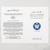 Programma van het afstuderen (3 kolomversie) flyer (Voorkant)