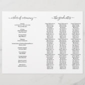 Programma van het afstuderen (3 kolomversie) flyer (Achterkant)