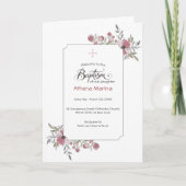 Programma van het Doopsel van de Kerk van Athena (Voorkant)