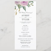 Programma Violet- en sage-weddenschappen Programmakaart (Voorkant)