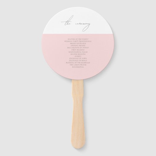 Programma voor aardbeien- en pastorenzomerweddensc handwaaier (Achterkant)