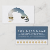 programma voor back-bend-blootstellingsloyaliteit klantenkaartje (Voorkant / Achterkant)