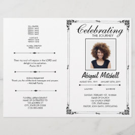 Programma voor begrafenissen | Het vieren van de r Flyer