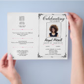 Programma voor begrafenissen | Het vieren van de r Flyer (Hand)