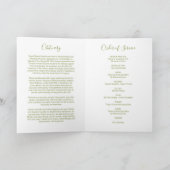 Programma voor begrafenissen | Moderne dienstregel (Binnen)