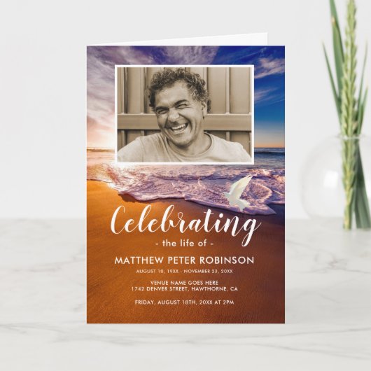 Programma voor begrafenissen | Ocean Order of Serv (Voorkant)