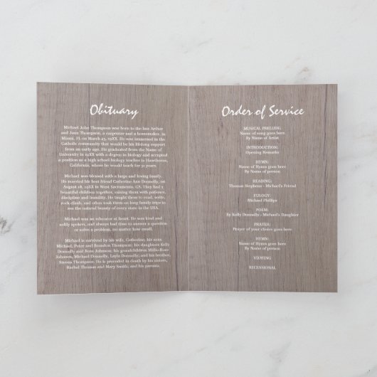 Programma voor begrafenissen | Orbituire Rustige Z (Binnen)