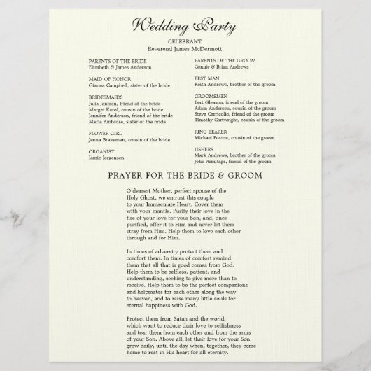 Programma voor begrokatholieke weddenschappen briefhoofd (Achterkant)