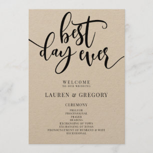 Programma voor beste dagelijkse weduwen programmakaart