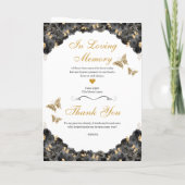 Programma voor Black & Gold Quinceanera Tiara Butt (Achterkant)