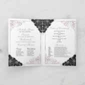 Programma voor Black & Silver Floral Tiara Quincea (Binnen)