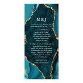 Programma voor blauwgroen, marmer- en goudweddensc (Voorkant)