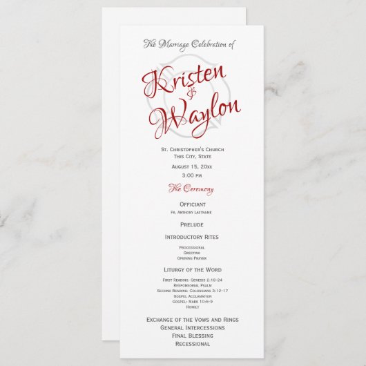 programma voor brandbestrijding programmakaart (Voorkant / Achterkant)