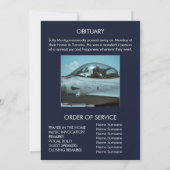 Programma voor de begrafenis van patriottische her (Achterkant)