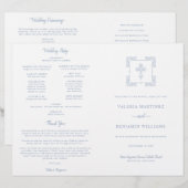  programma voor de blauwe katholieke weduwenmassa (Voorkant / Achterkant)