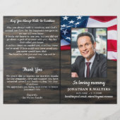 Programma voor de herdenkingsdienst voor patriotti (Voorkant)