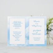 Programma voor de katholieke bruiloft van Heavenly (Staand voorkant)