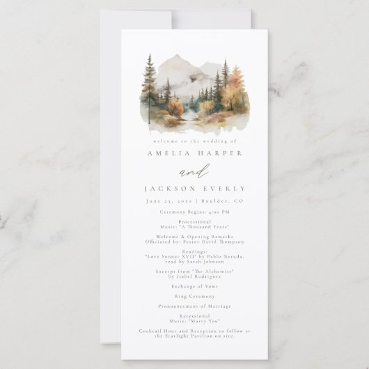 Programma voor de Orde van Evenementen in waterver (Voorkant)