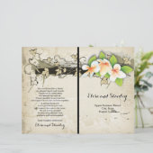  programma voor de plumeria en de ibeige bruiloft (Staand voorkant)